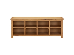 Mueble Zapatero | Armario Zapatero De Madera Maciza De Roble 114x37x45 Cm