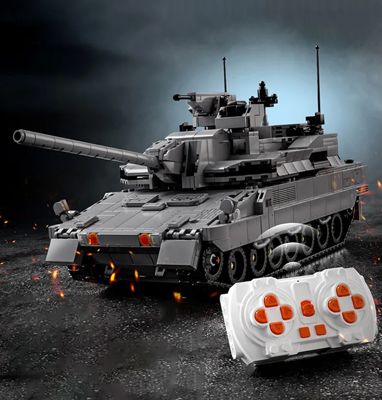 (96002 Dinámico) Bloque De Ensamblaje De Tanque Moderno Moc, Juguete, Regalo Creativo Para Niños