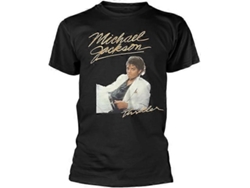 Camiseta Michael Jackson 'Thriller White Suit' (negra) 2025 Nueva Verano Unisex Unisex Más Vendidos Talla:m