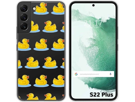 Carcasa Samsung Galaxy S22 Plus 5G TUMUNDOSMARTPHONE Dibujos Transparente Pato Multicolor