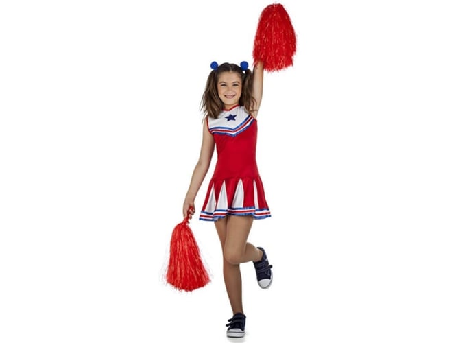 Disfraz de Niña DISFRAZZES Cheerleader O Animadora (Talla: 10 a 12 años)