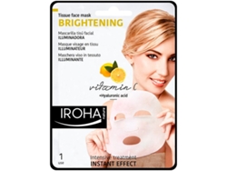 Mascarilla Facial IROHA NATURE Tissue Mask Brightening Vitamin-C + HA (1 unidade)