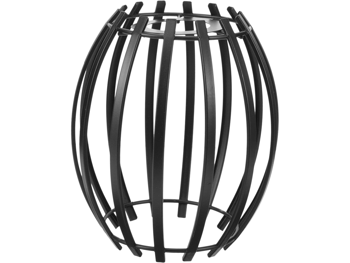 Bombilla De Hierro Cm 14x16 Cm Para Salón Negro