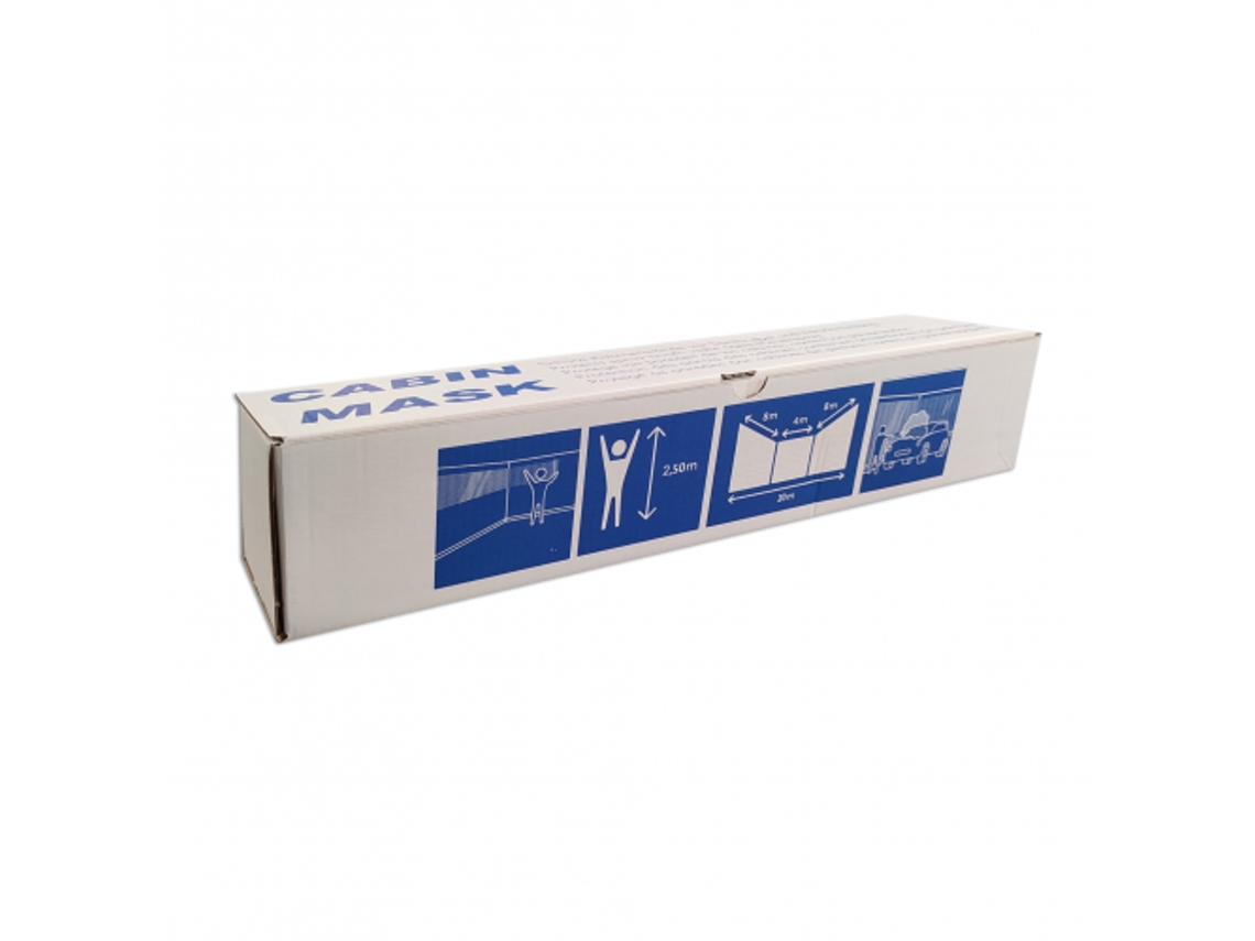 Film Protector Cabinas Pintura 250 Cm X 20 Mts