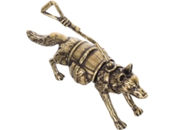 Figura Decorativa De Perro De Latón Inoomp, Pastor Alemán, Estatua De Animal Pequeño Para Decoración De Mesa, Hogar Y