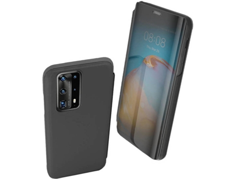 Carcasa para Huawei P40 Pro MISTERCAPAS Flip Premium S-View Negro