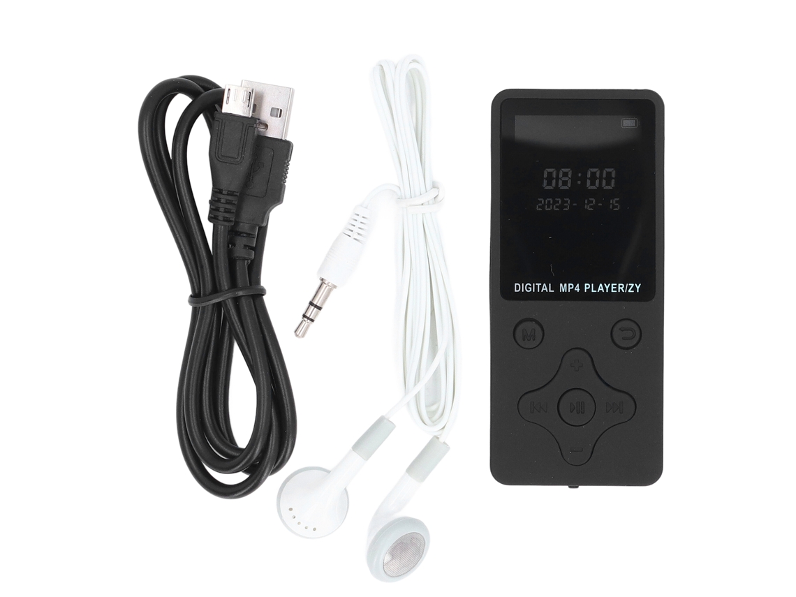 Reproductor Mp3/mp4 De 64 Gb Con Auriculares, Pantalla De 1,8 Pulgadas Y Bluetooth 5.0 Hifi.