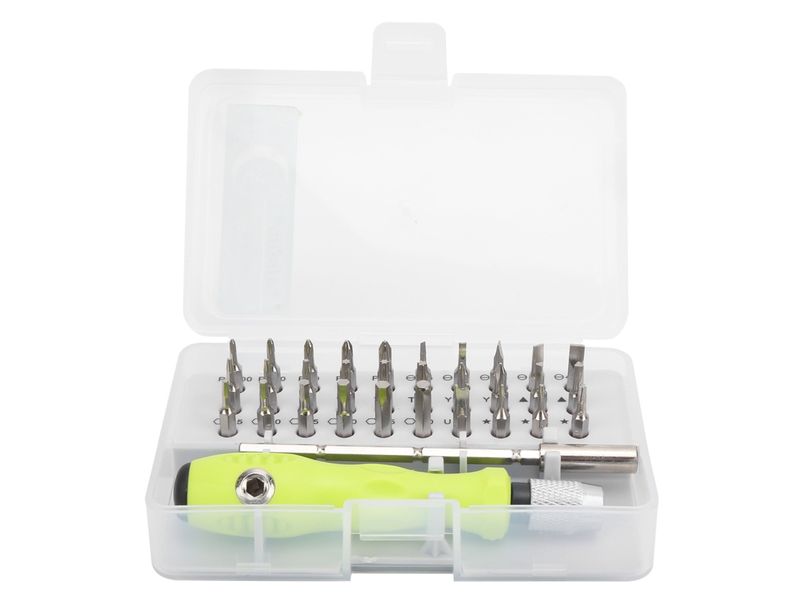 Kit de destornilladores multifuncionales 32 en 1 para reparar gafas, relojes y teléfonos móviles - Herramienta manual