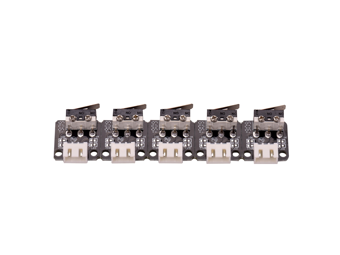 Kit De 5 Interruptores De Límite De 3 Pines Para Impresoras 3d Cr-10 Y Ender-3.