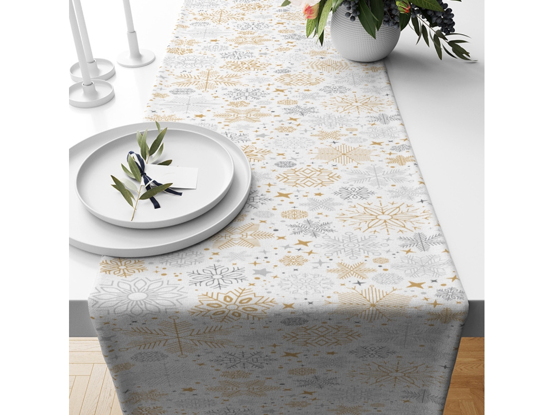 Mesa navideña, rueda de mesa para decoración de cocina de invierno NEVEANCE