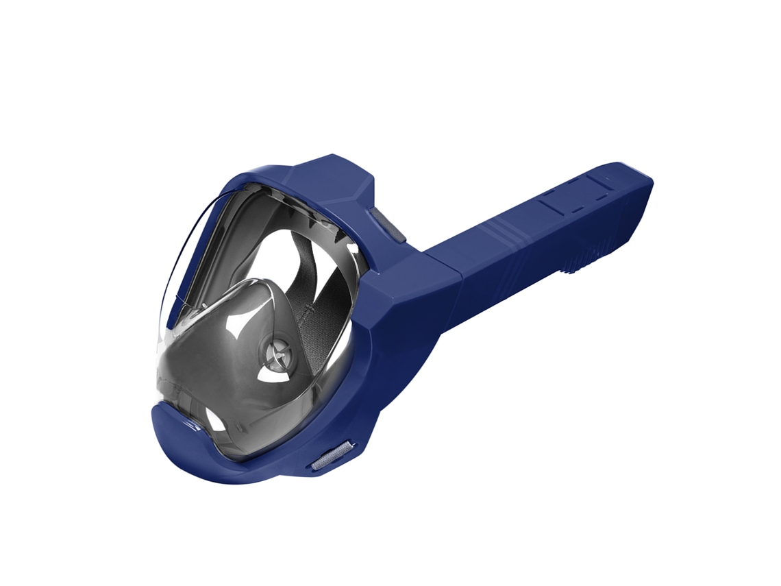 Máscara De Snorkel Integral Para Adultos Con Sistema De Respiración Seca De 180°, Visión Panorámica, Antihumo Y Antifugas. Equipo De Snorkel.