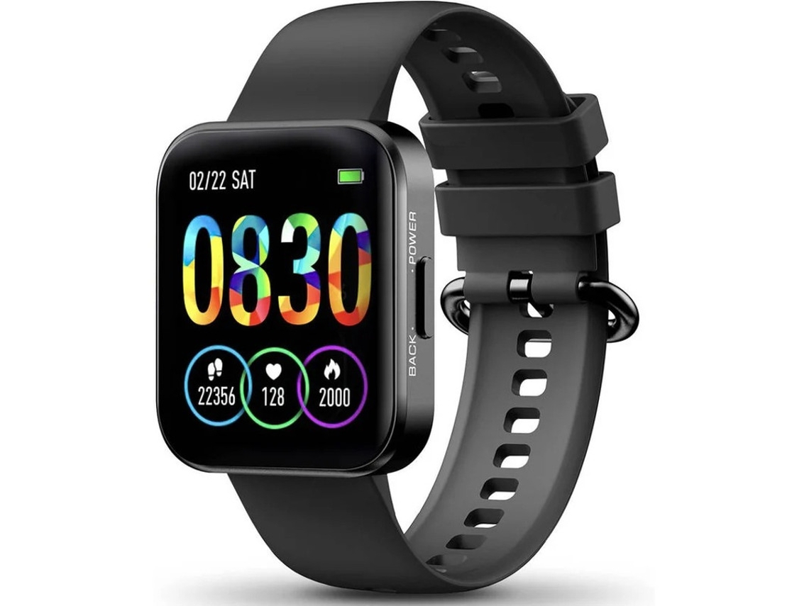 Reloj inteligente con llamadas Bluetooth, resistente al agua IP67, 1,69 pulgadas, para Android e iOS, color negro, Yizhood