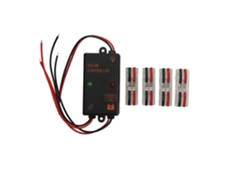 Controlador De Painéis Solares Ip67 À Prova D'água 24h Pwm 5a 6v 12v Auto Ajuste