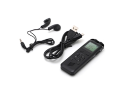 Grabadora De Voz Digital De 32 Gb Con Activación Por Voz, Reducción De Ruido, Reproducción De Mp3, Grabadora De Audio Protegida Con Contraseña, Usb 2.0