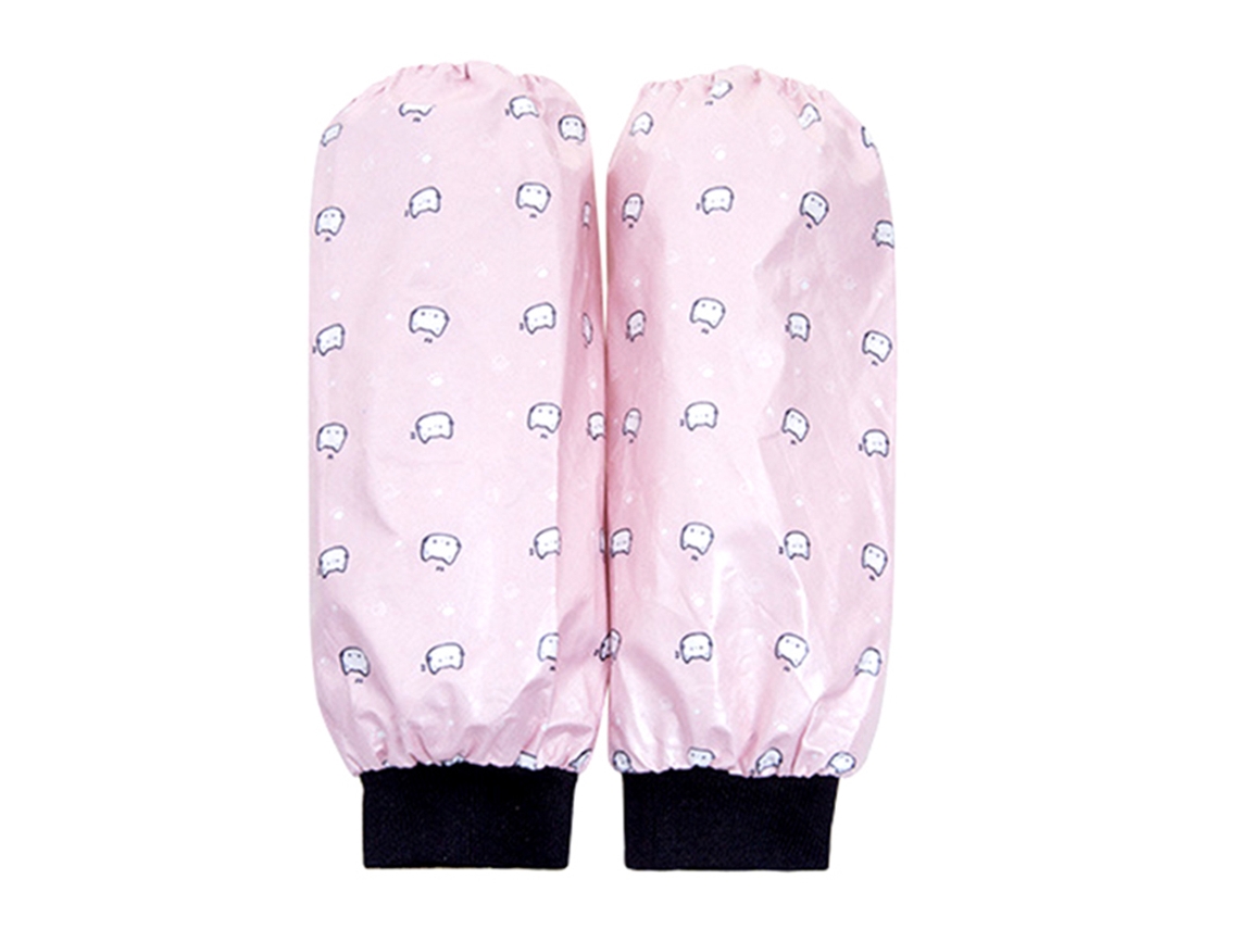 Guantes De Limpieza De Cocina Con Diseño De Gato Rosa Y Puños Largos: Protección Térmica Para El Lavado De Platos.