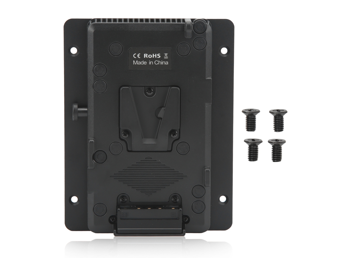 Placa De Batería V Mount Con Salida D Tap Y Accesorio De Prensa Para Monitor