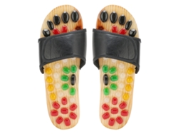 Sandalia De Acupresión Para Pies Con Piedras De Masaje Reflexológico - Talla 43-44