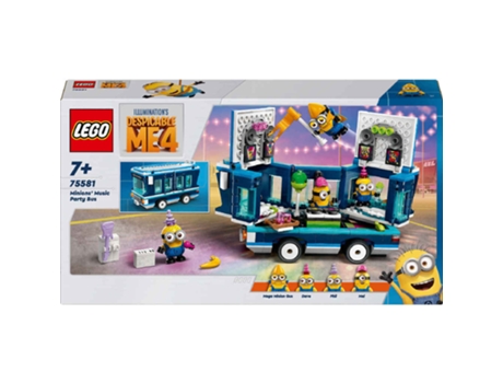 LEGO Gru: Autobús de fiesta Evil Willing 4 con música de Minions 75581