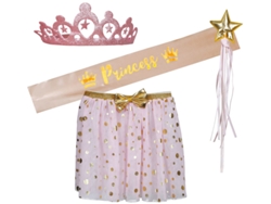 Kit de Princesa infantil Banda, diadema y falda