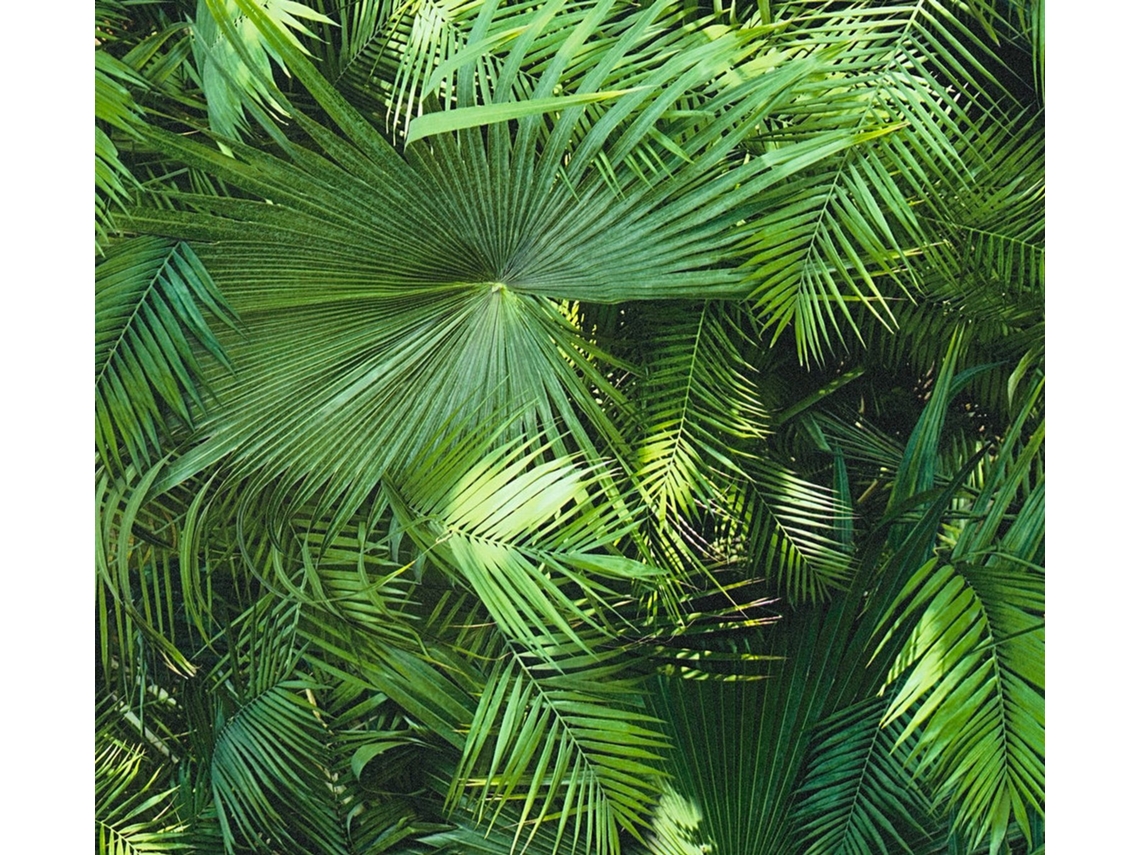Papel de Pared A.S. CRÉATION (53 cm x 10,05 m - Tejido - Verde)