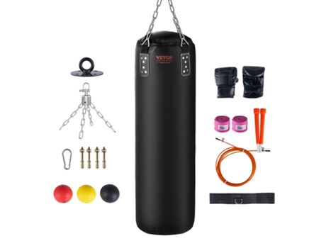 VEVOR Heavy boxbag Set Hanging Boxing Bag MMA Training with Chain Unfilled (en inglés)
