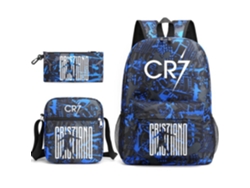 El Set De 3 Piezas Incluye: Mochila, Bolso De Hombro, Estuche Para Lápices Y Una Elegante Mochila Escolar Para Adolescentes. Ideal Para La V