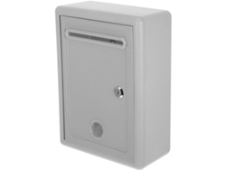 Buzón De Donaciones De Pared En Plástico Y Metal Con Caja Fuerte Con Cerradura Y Ranura De Fácil Acceso Para Depósitos.
