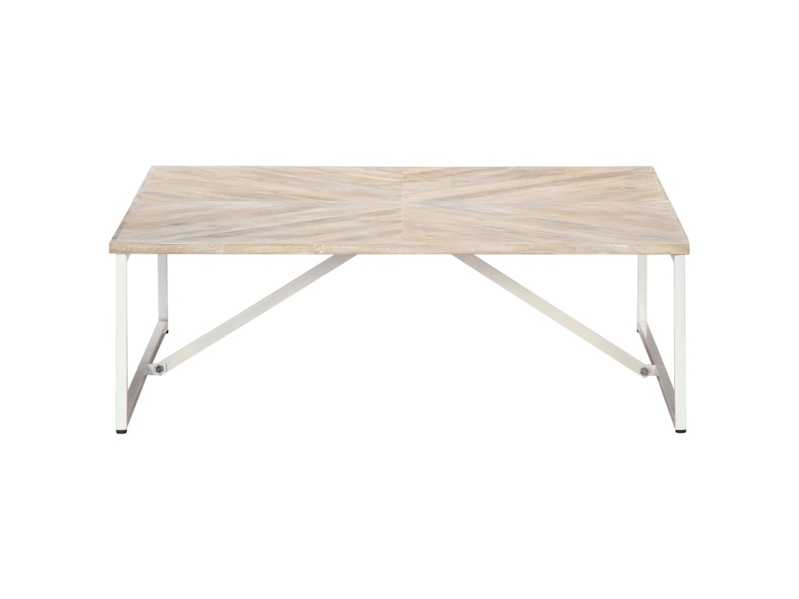 Maison Exclusive - Mesa De Centro De Madera Maciza De Mango 110x110x36 Cm