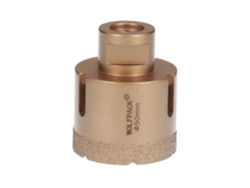 Corona Diamante para Amoladora Ø 50 Mm. Conexión Rosca M14. Corte Seco WOLFPACK LINEA PROFESIONAL