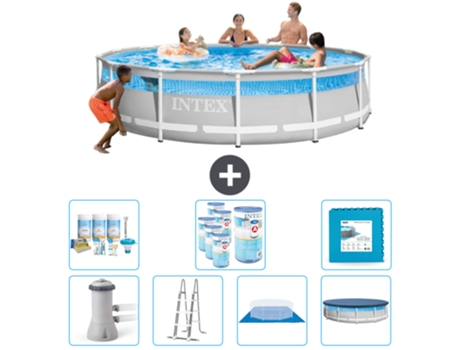 Piscina Tubular INTEX 26722GN-CB42 (13050 L - 427x107cm)