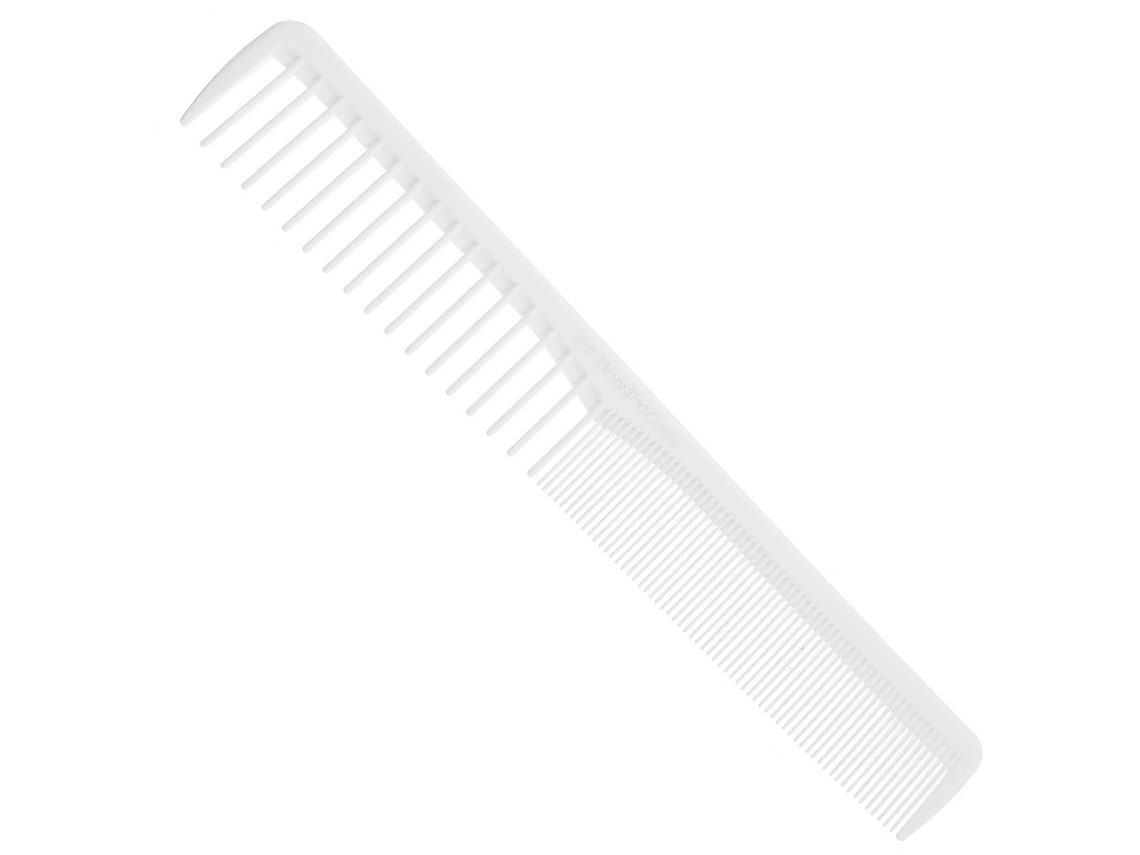 Peine Profesional Antiestático Para Corte De Pelo Hecho De Abs Para Pelo Grueso Rizado O Liso Uso Diario Y Salón Blanco