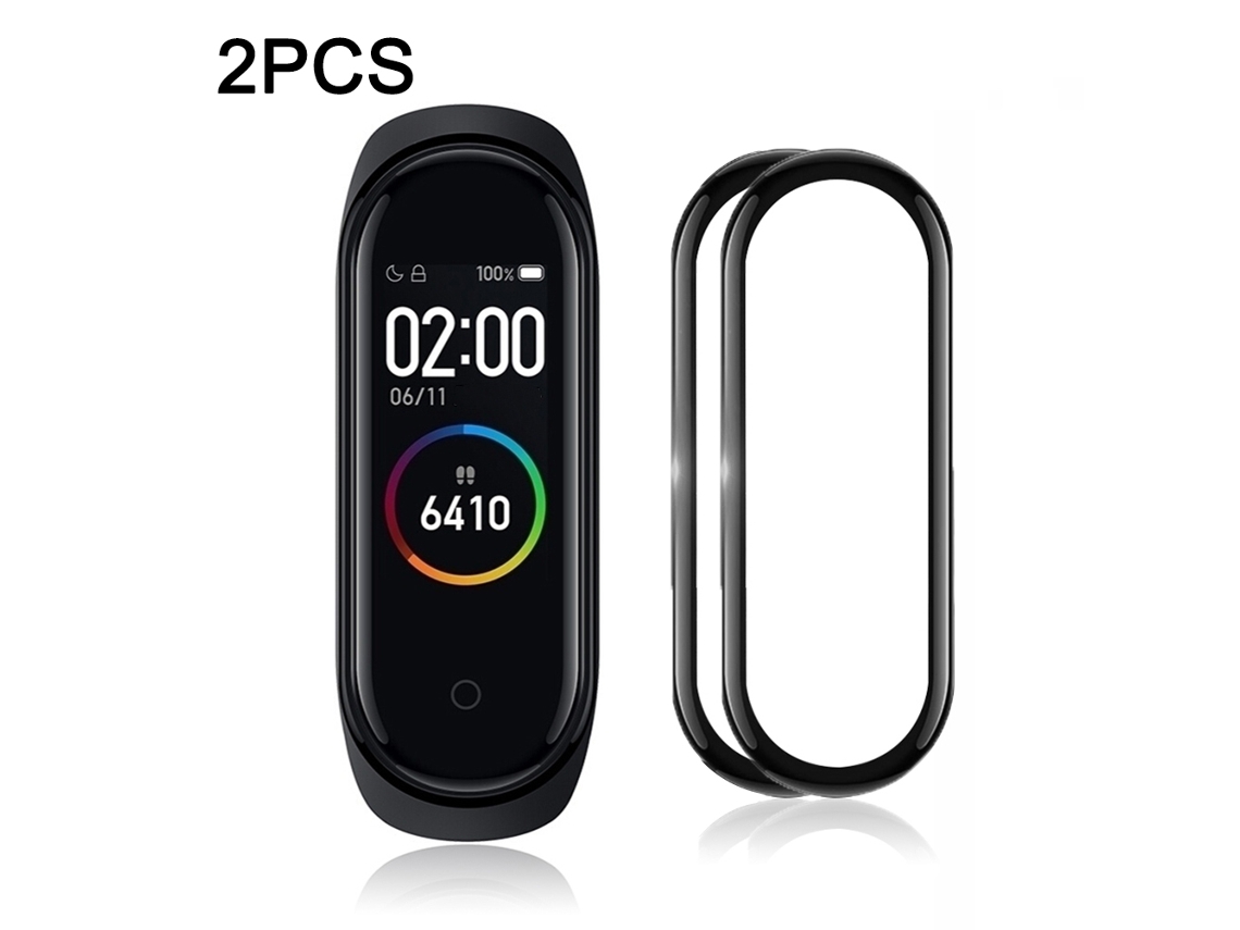 Película De Proteção De Tela Para Xiaomi Mi Band 5 Tpu Flexível Anti-arranhões Anti-pegadas Digitais Hd 2 Peças