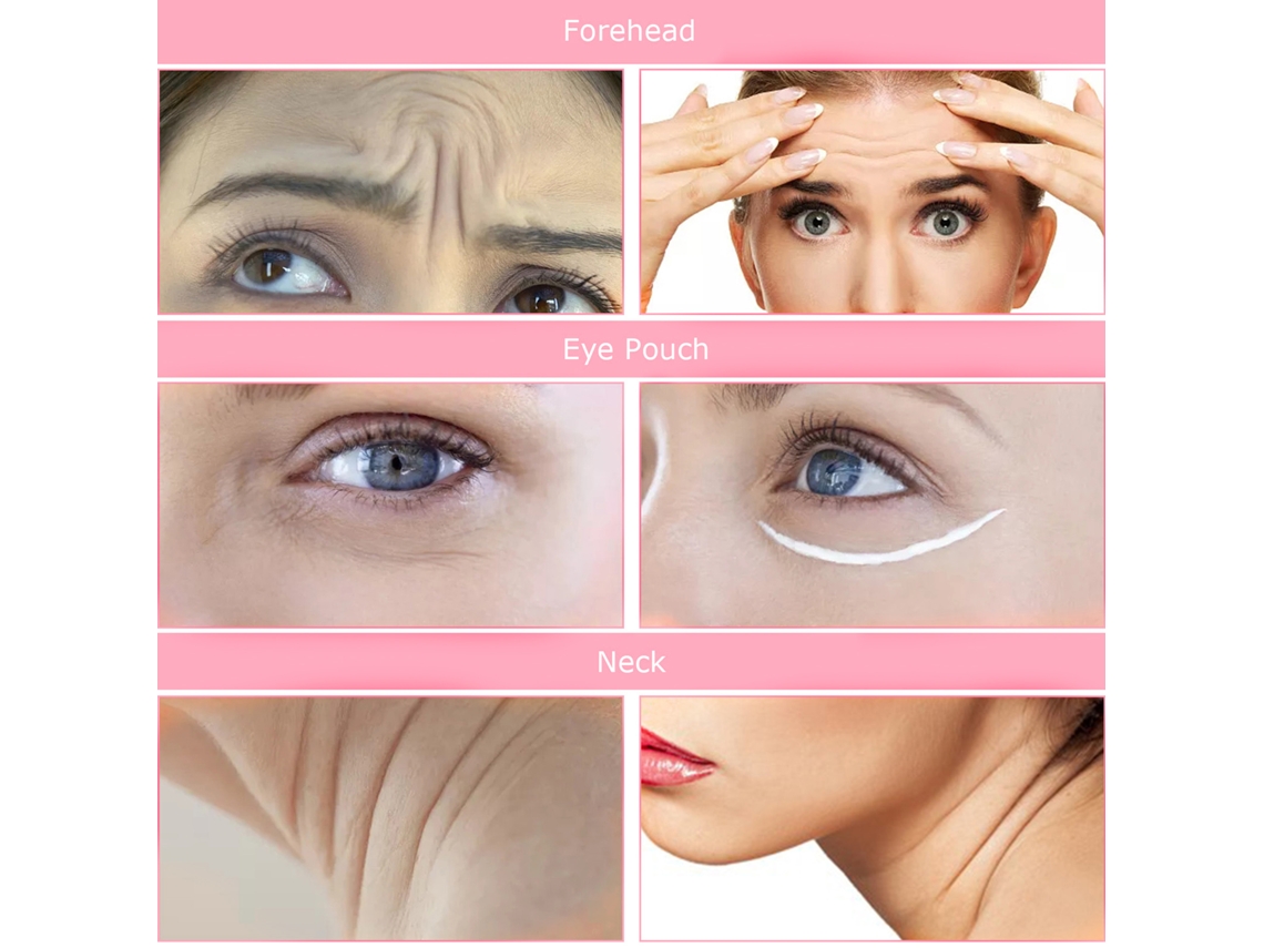 11 Peças De Parches De Silicone Reutilizáveis Para Remoção De Rugas Faciais