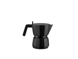Cafetera Espresso 3 Tazze Alessi Mocha Nero
