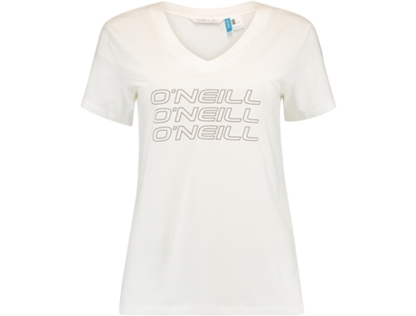 Camiseta de manga corta O'NEILL Triple Stack, Blanco, Mujer XS