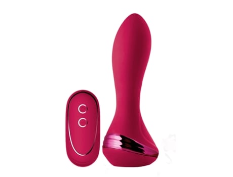 Vibrador Anal Negro DREAM TOYS Isabella (Rojo - ABS - Ø 4,5 cm)