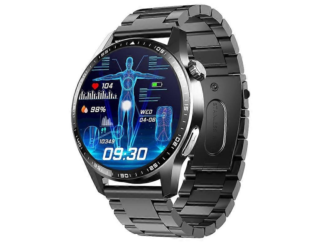 Reloj inteligente F400 con pantalla de 1,55 pulgadas, compatible con ECG, oxígeno en sangre, glucosa en sangre y más de 150 modos deportivos. Ly Ebike