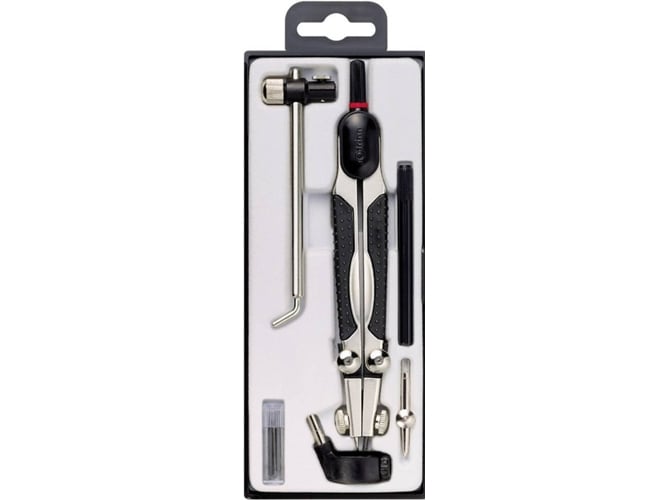 Compás ROTRING Estuche Plata
