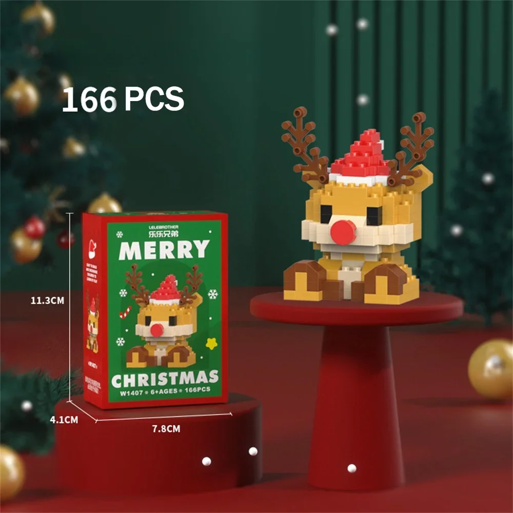 Los Mini Juguetes De Bloques De Construcción Navideños Son El Regalo Perfecto.