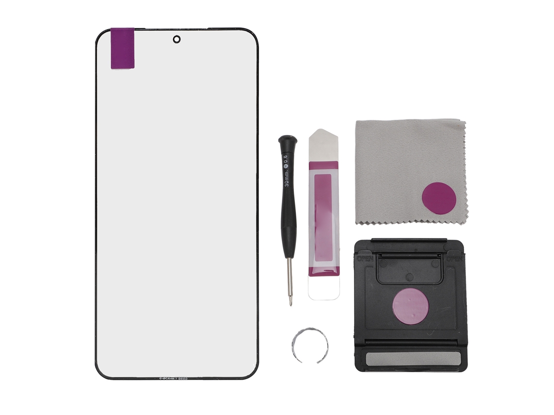 Cristal Frontal Externo Para Pantalla S24 Con Kit De Herramientas De Reparación, Pegamento Oca Y Accesorios Para Teléfonos Móviles.