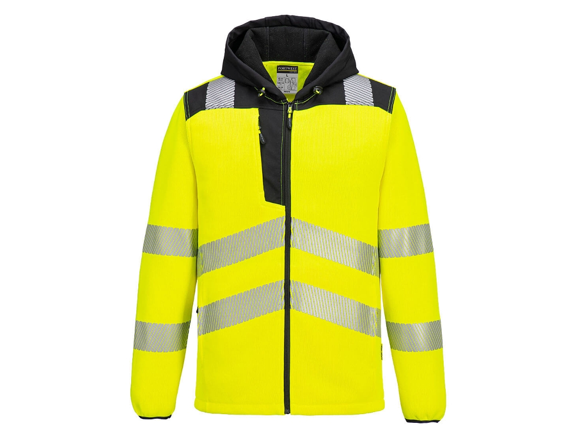 Polar técnico Portwest Hi Vis / Naranja Negro / M