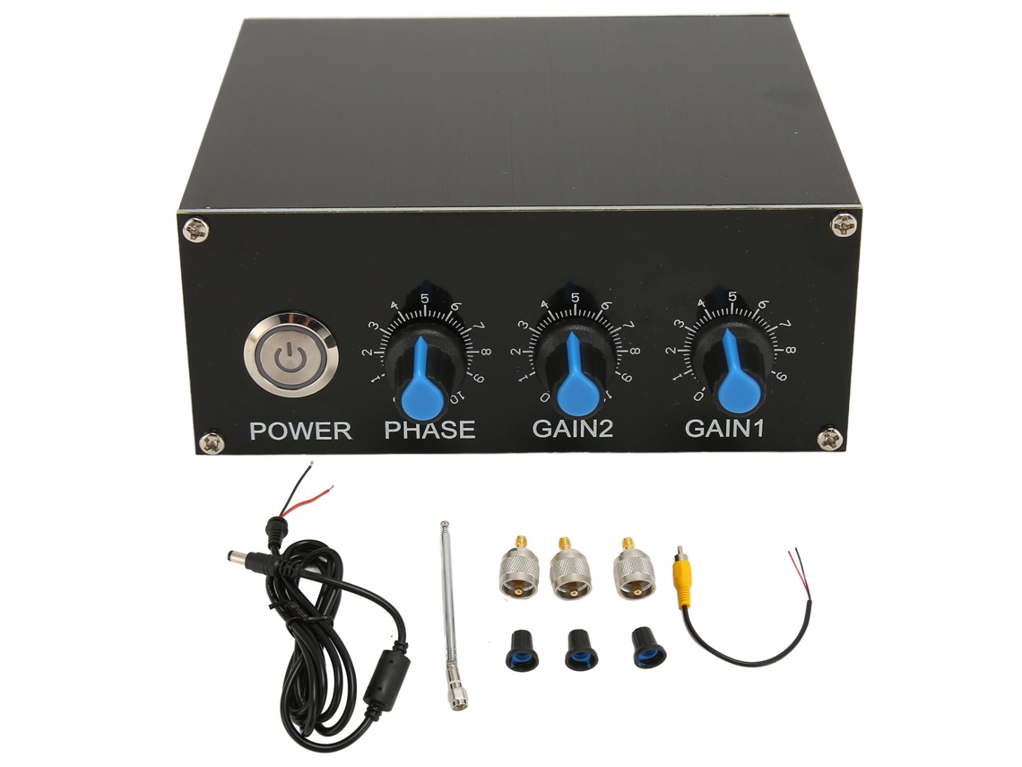 Eliminador De Qrm X Phase Com Controle Ptt Integrado Para Bandas Hf 1.8mhz A 30mhz Ajustável Em Liga De Alumínio