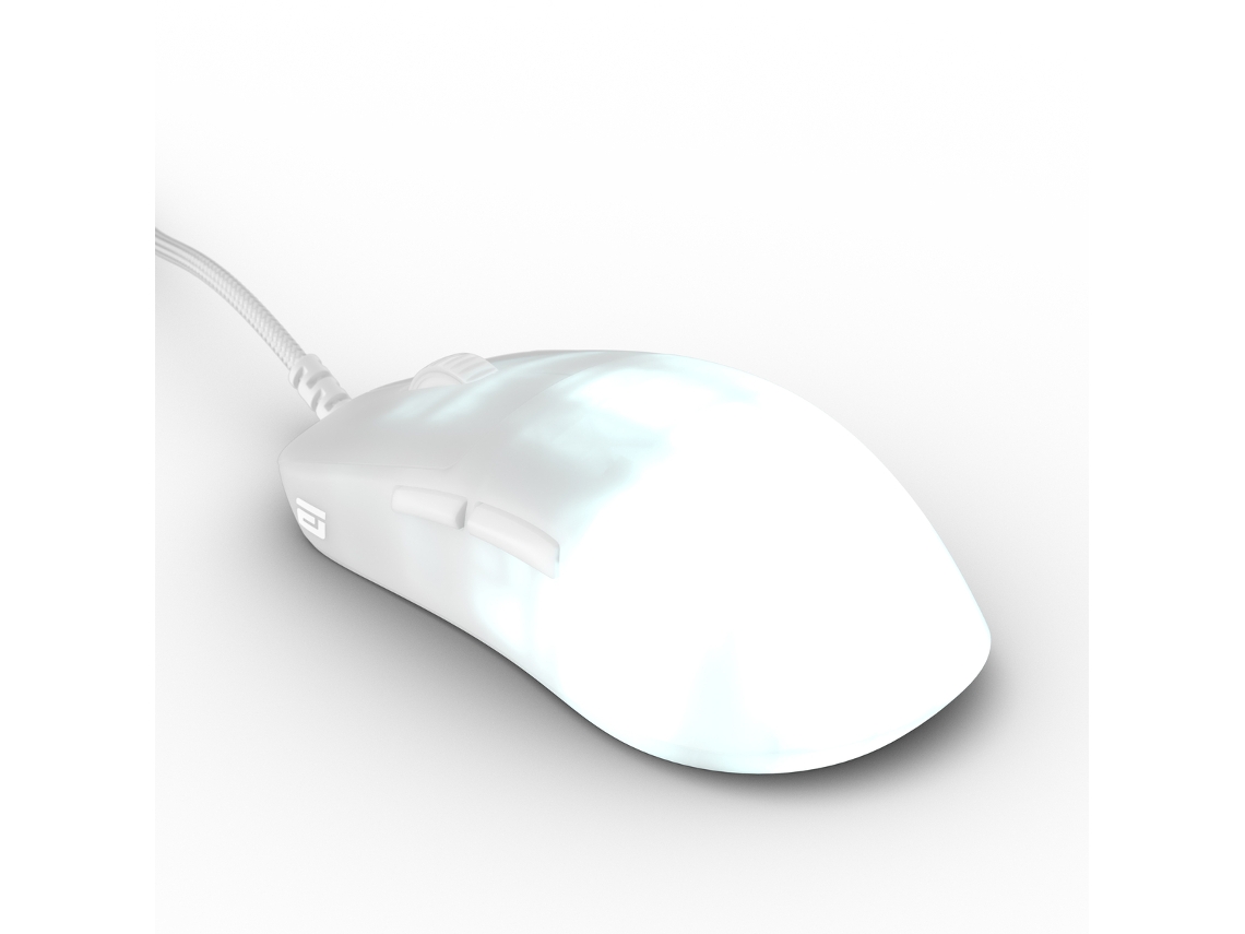Ratón Gaming ENDGAME GEAR Op1 Blanco Blanco Escarcha