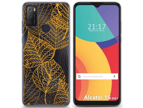 Carcasa Alcatel 1S 2021 / 3L 2021 TUMUNDOSMARTPHONE Dibujos Transparente Multicolor