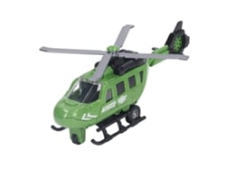 Brinquedo Liga Inércia Modelo Helicóptero Diecast 22,5cm Presente para Crianças
