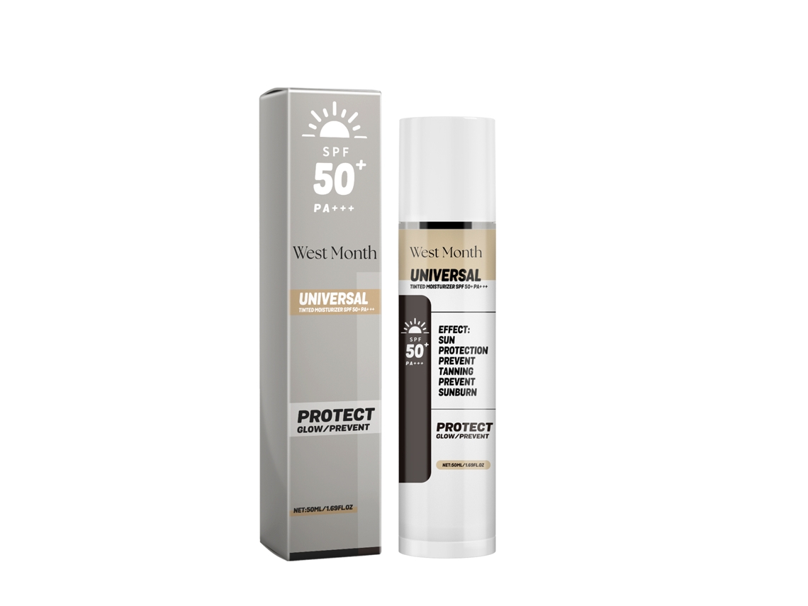 Protector solar facial SPF 50, incoloro