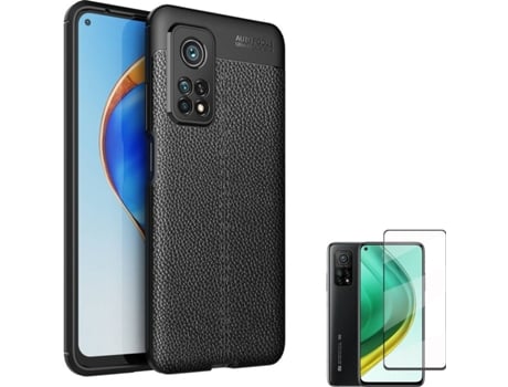 Kit Funda y Protector para Xiaomi Mi 10T PHONESHIELD BD-LC&9D-BK-XM-M10T Negro