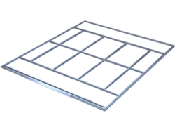 Fundación para Caseta HABITAT ET JARDIN Dallas (Acero Galvanizado - 2.63x2.06 M - 8.84 M²)