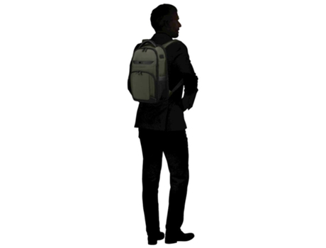 Samsonitis Packpack Por 141 "Pro-Dlx 6 Verde