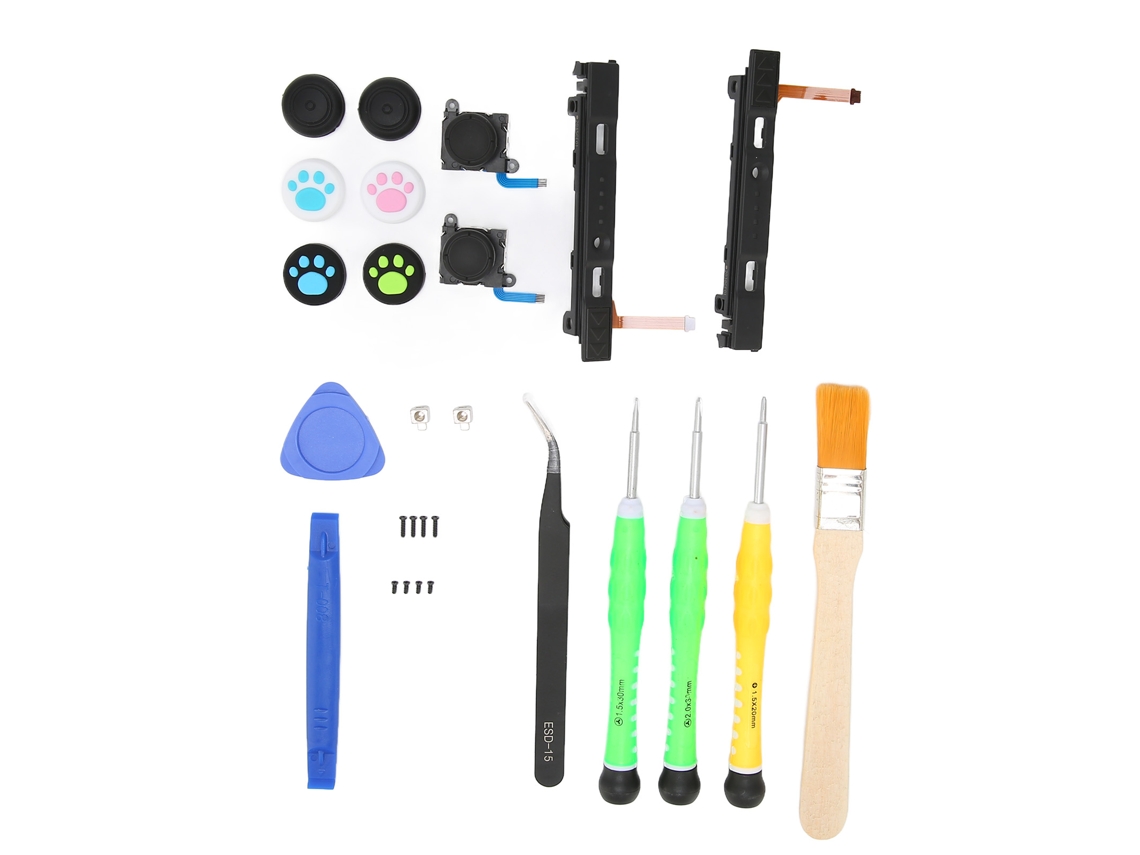 Kit De Reemplazo De Joystick, Kit De Controlador Con Juego De Deslizadores Izquierdo Y Derecho, Hebillas Metálicas Y